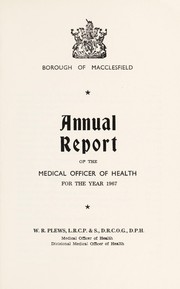 Cover of: [Report 1967] | Macclesfield (England). Borough Council