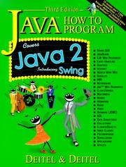 Cover of: Java How to Program (3rd Edition) by Harvey M. Deitel, Paul J. Deitel
