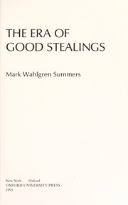 The era of good stealings