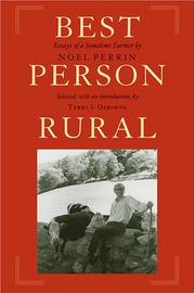 Cover of: Best Person Rural: Essays of a Sometime Farmer