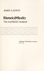 Cover of: The Arab mind considered | Laffin, John.