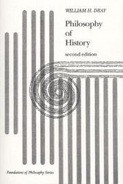 Cover of: Philosophy of history by William H. Dray