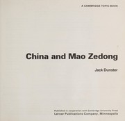 Cover of: China and Mao Zedong