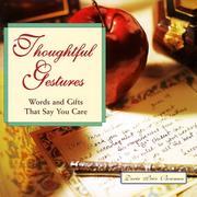 Cover of: Thoughtful gestures by Daria Price Bowman