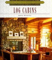 Cover of: Log Cabins (Architecture and Design Library)