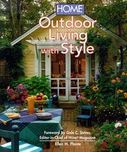 Cover of: Home magazine outdoor living with style
