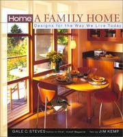 Cover of: HOME Magazine's A Family Home: Designs for the Way We Live Today