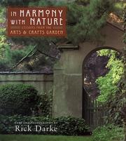 Cover of: In Harmony with Nature by Rick Darke
