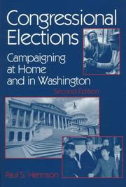 Cover of: Congressional Elections | Paul S. Herrnson
