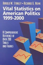 Cover of: Vital Statistics on American Politics 1999-2000 (Vital Statistics on American Politics) by Harold W. Stanley