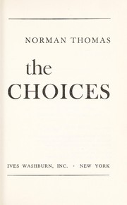 Cover of: The choices.