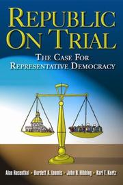 Cover of: Republic on Trial: The Case for Representative Democracy