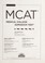 Cover of: MCAT : Medical College Admission Test