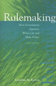 Rulemaking by C. M. Kerwin, Cornelius M. Kerwin