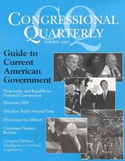 Cover of: CQ Guide to Current American Government: Spring 2005 (Cq's Guide to Current American Government)