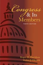 Cover of: Congress And Its Members (Congress and Its Members)