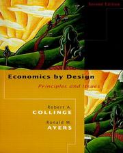 Cover of Economics by Design by Robert A. Collinge
