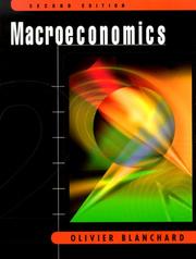 Cover of: Macroeconomics by Olivier Blanchard, Olivier Blanchard