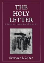 Cover of: The Holy Letter: A Study in Jewish Sexual Morality