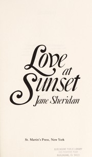 Cover of: Love at sunset