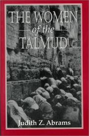 Cover of: The women of the Talmud by Judith Z. Abrams