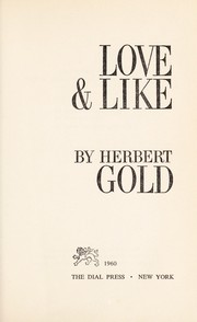 Cover of: Love & like.