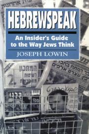 Hebrewspeak by Joseph Lowin