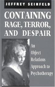 Cover of: Containing rage, terror, and despair by Jeffrey Seinfeld