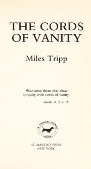 Cover of: The cords of vanity