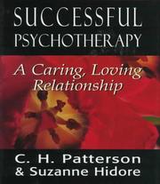 Cover of: Successful psychotherapy: a caring, loving relationship