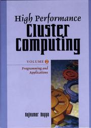 Cover of: High performance cluster computing