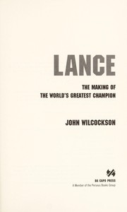 Cover of: Lance | John Wilcockson