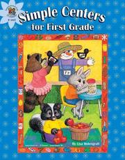 Cover of: Simple Centers for First Grade