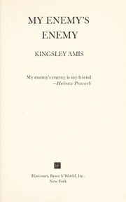 Cover of: My enemy