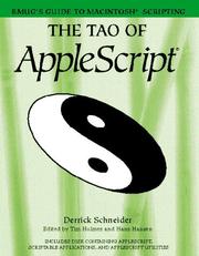 Cover of: The Tao of AppleScript