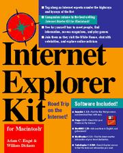 Cover of: Internet explorer's kit for Macintosh