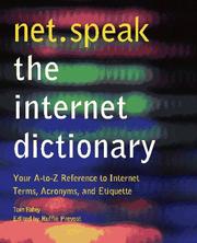 Cover of: Net.speak: the Internet dictionary