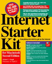 Cover of: Internet starter kit for Macintosh by Adam C. Engst