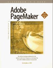 Cover of: Adobe PageMaker.