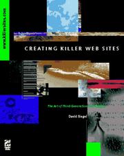 Cover of: Creating killer Web sites: the art of third-generation site design