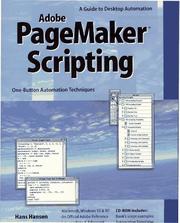Cover of: Pagemaker Scripting: A Guide to Desktop Automation With Adobe Pagemaker