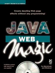 Cover of: Java Web magic by Joseph T. Sinclair