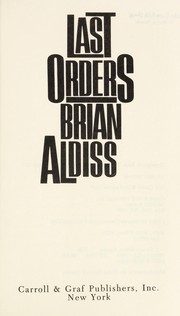 Cover of: Last orders | Brian W. Aldiss