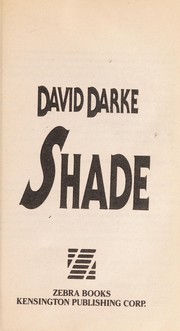Cover of: Shade | David Darke
