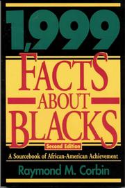 Cover of: 1,999 Facts About Blacks: A Sourcebook of African-American Achievement