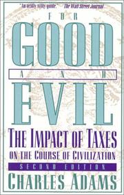 Cover of: For Good and Evil by Charles Adams