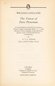 Cover of: The vision of Piers Plowman by William Langland
