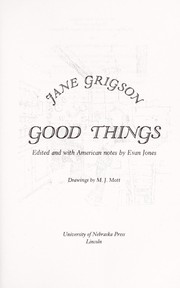 Good things by Jane Grigson