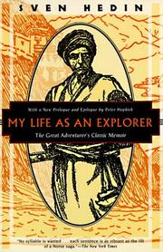 Cover of: My Life as an Explorer by Sven Hedin, Peter Hopkirk