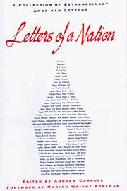 Cover of: Letters of a Nation: A Collection of Extraordinary American Letters